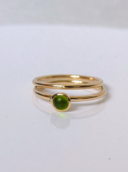 9ct Gold Stacking Rings – Alternative Engagement & Wedding SetBooblinka Jewellery