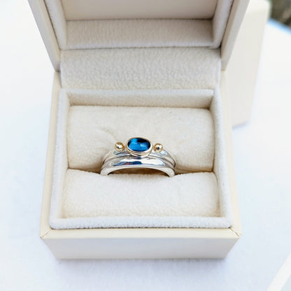 London Blue Topaz Engagement RingsRingsBooblinka Jewellery